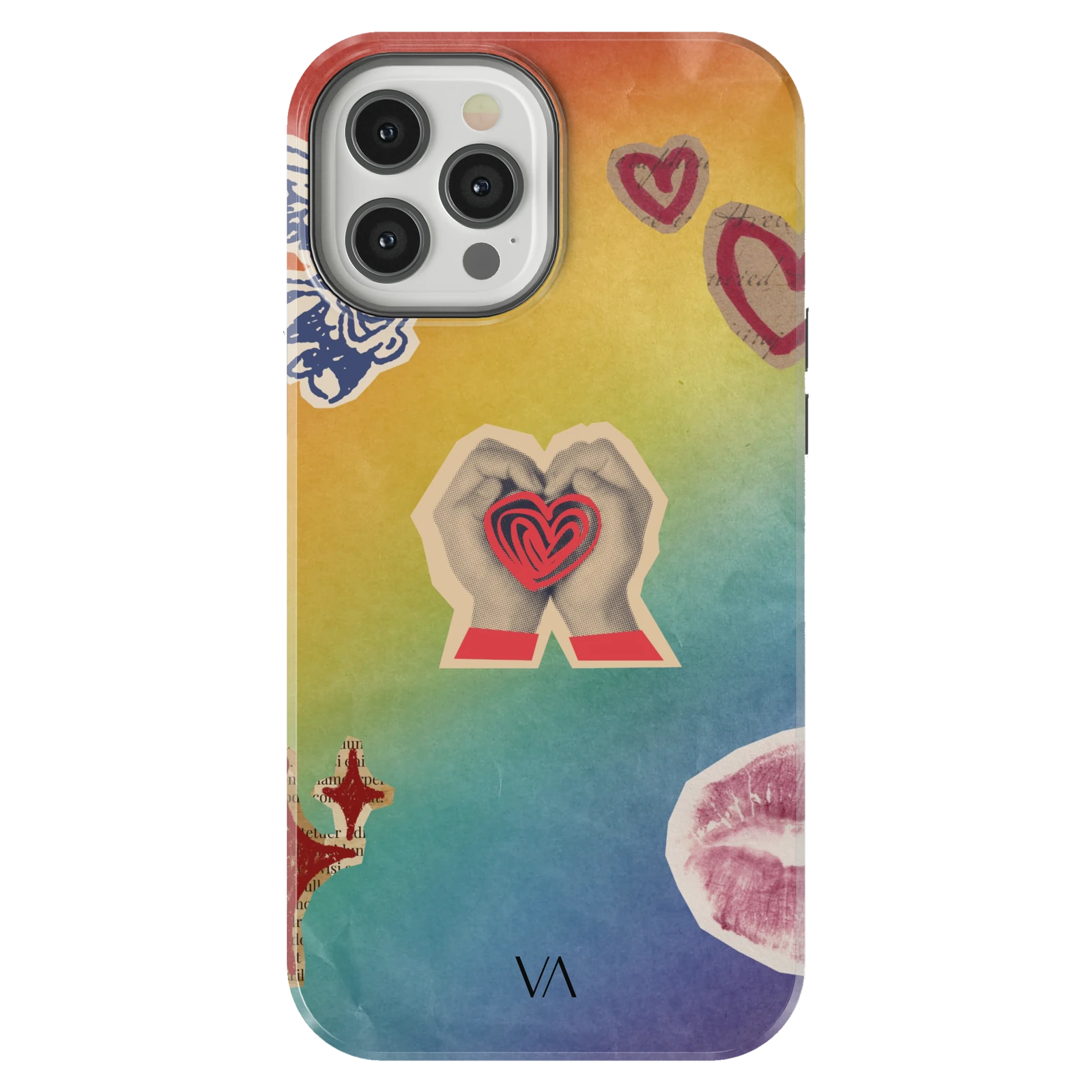 Paper Hearts phone case