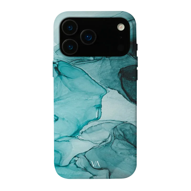 Teal Ink phone case